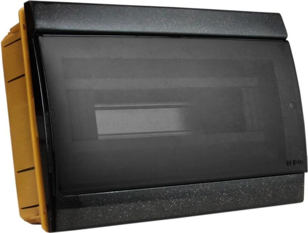 Unterputz Verteilerkasten IP40 10/14 Module schwarz Produktbild 