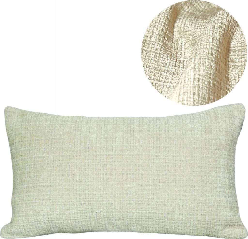 Geronimo | Dekokissen - Beige - 50x30 cm - Maschinenwaschbar - Abnehmbarer Bezug - Antiallergisch - FLUFFY
