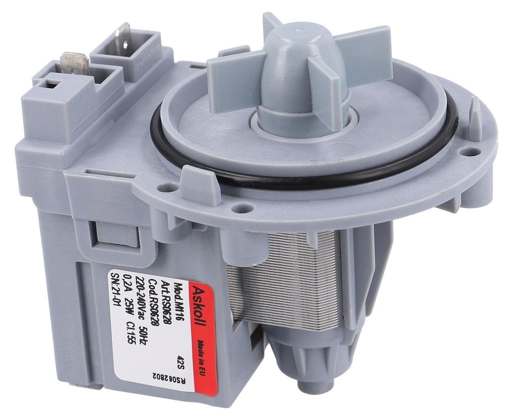 easyPART passend für 10095117 EUROPART Ablaufpumpe wie LG EAU61383505 Askoll M116 RS0628 für Waschmaschine