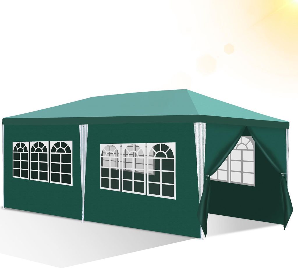 TolleTour 3 x 6 m gazebo da giardino con 6 pannelli Immagine del prodotto 
