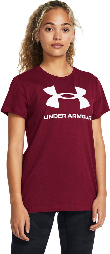 Under Armour Ua Rival Logo Ss Cardinal Cardinal Xl