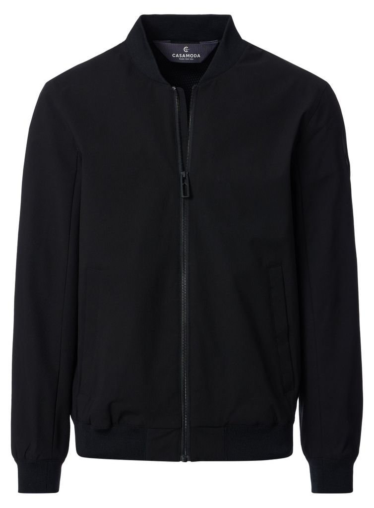 CASAMODA Outdoor-Blouson Collegekragen Zipper Regular Schwarz XL