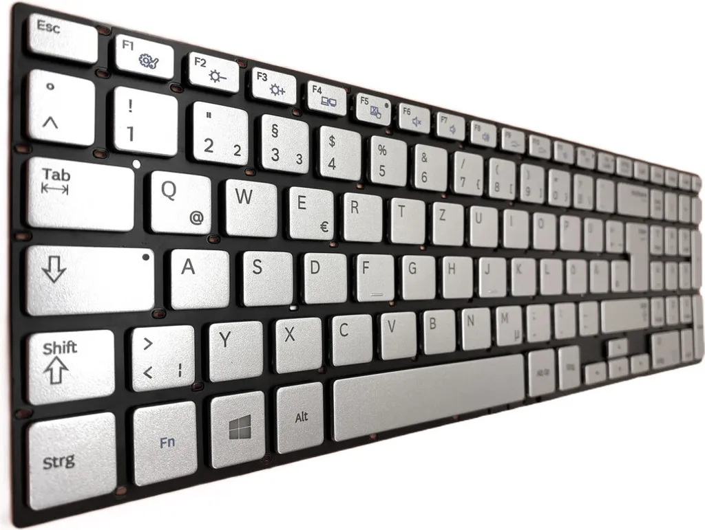 Clavier d'Ordinateur Portable pour Samsung NP770Z5E Argent Lumineux