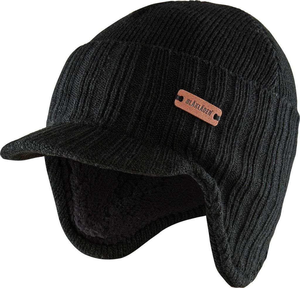 Blakläder Wintermütze mit Ohrenklappen 2067, Farbe:schwarz, Größe:S/M