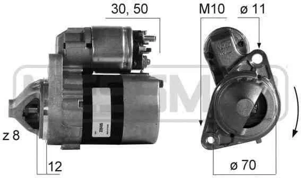 Démarreur Haute Performance ERA 220495A Compatible Nissan OE 233001F770