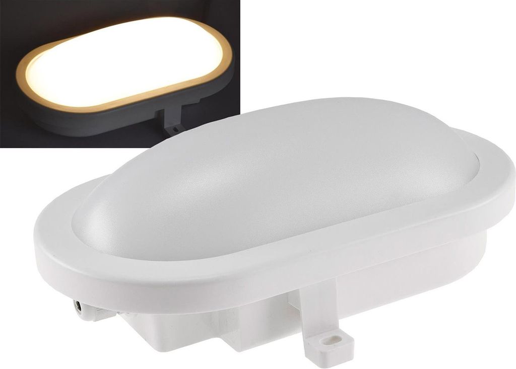 ChiliTec LED Oval Armatur FRL-O 12 IP44 Feuchtraum Leuchte Produktbild 