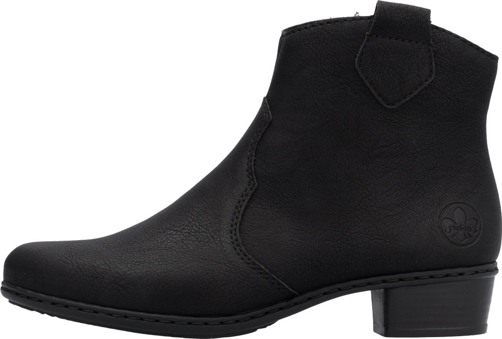 Botas de mujer Rieker, con cremallera, color negro, para Imagen del producto 