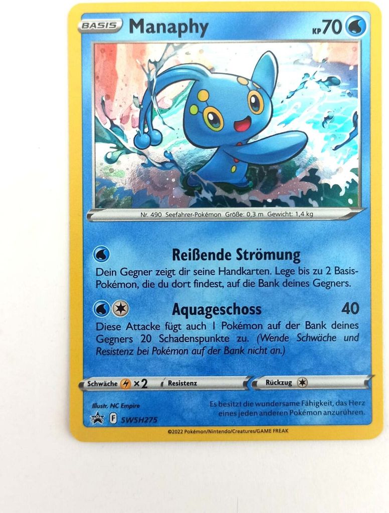 Pokemon Karte Manaphy SWSH275 Black Star Promo