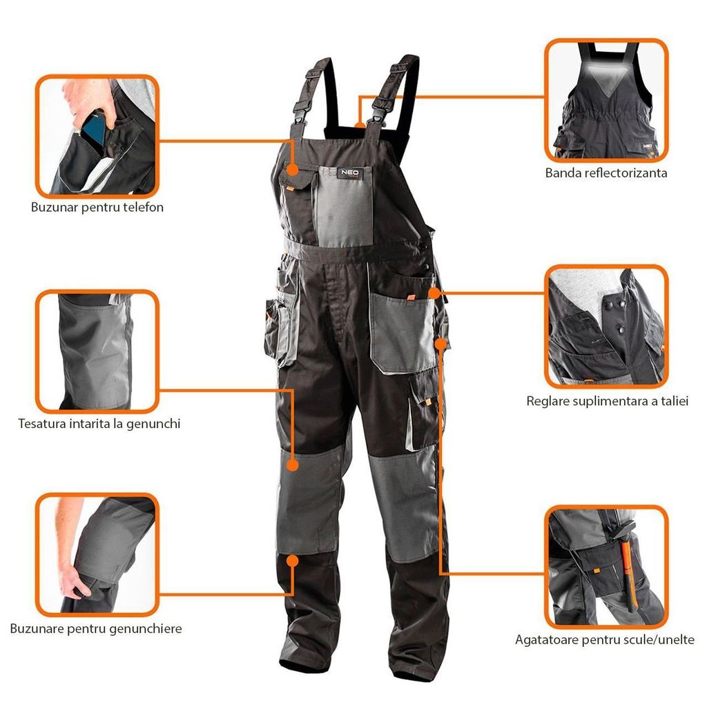 Damen Arbeitslatzhose Aus Baumwolle – Schutzhose  Produktbild-Vorschau 12