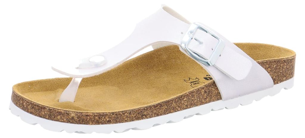 Longo Zehentrenner Damen 32323036333433 Silber 38 EU