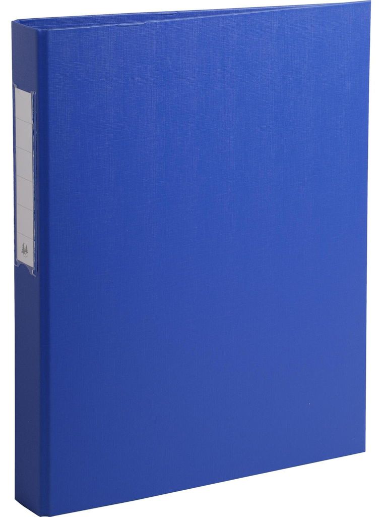 Exacompta 10x Ringbuch Karton 18mm PP 2Ring 25mm rund Rücken 40mm A4 Blau 54382E