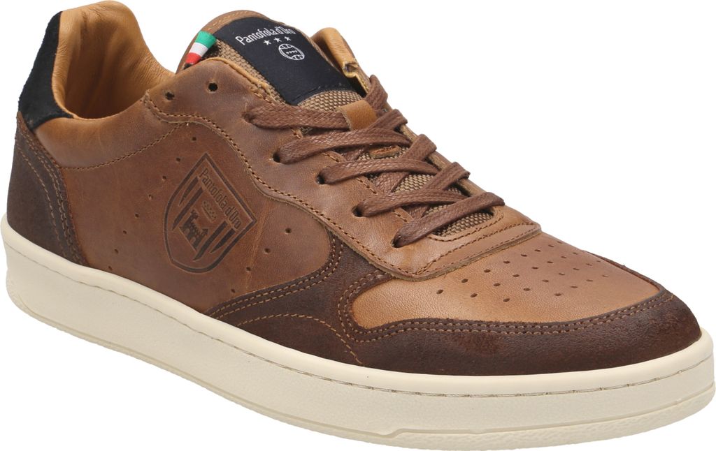 Pantofola d ́Oro Sneaker LIONI UOMO LOW, Glattleder, Braun, Herren