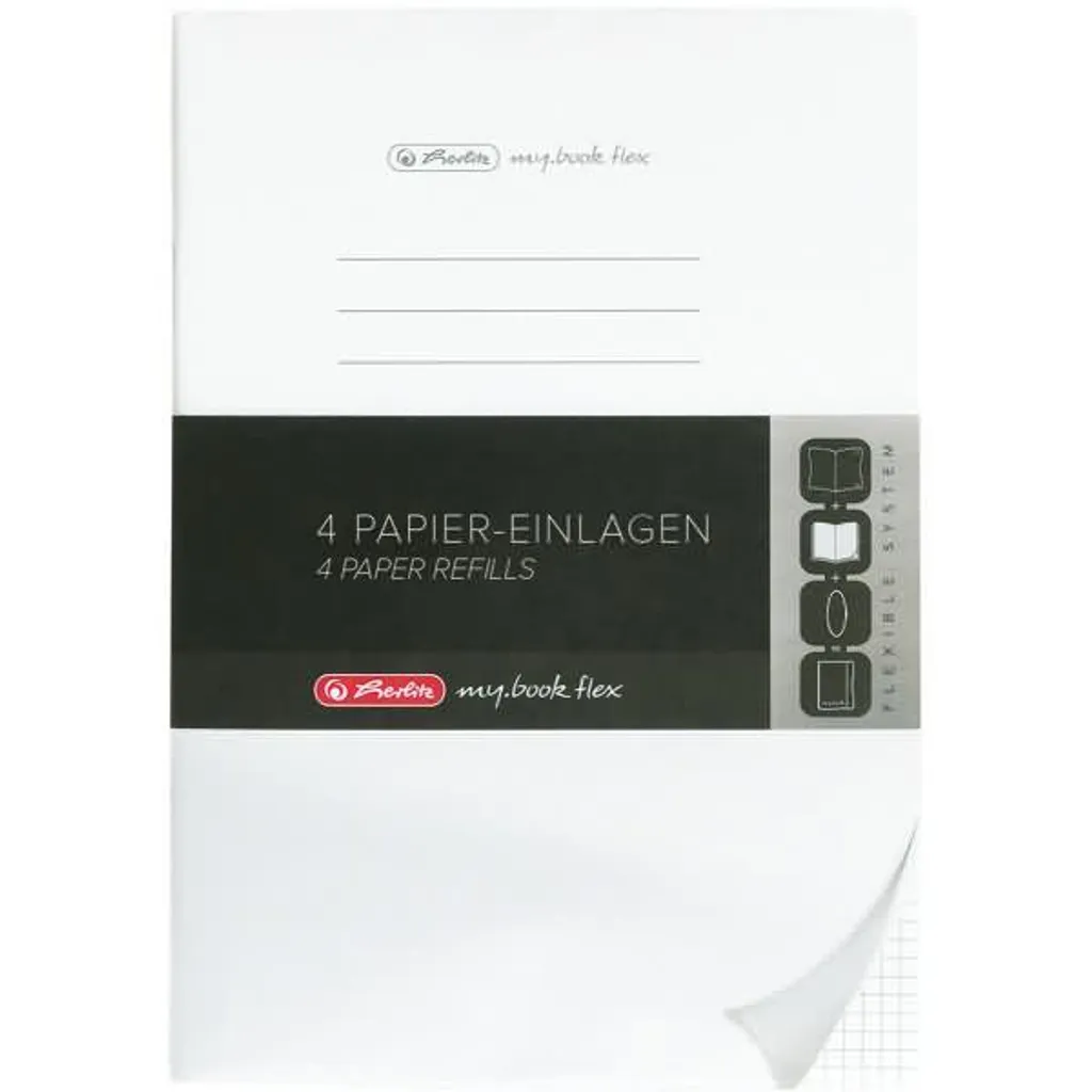 Ne manquez plus de papier A4 pour votre carnet Herlitz my.book flex