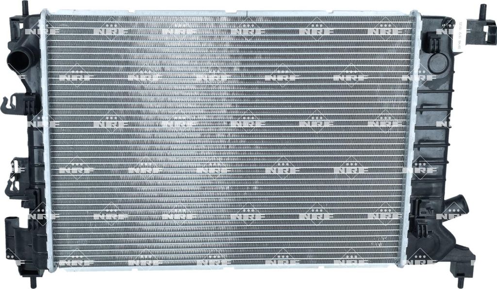Kühler Motorkühlung Kühlrippen gelötet 550 - 397 mm Aluminium NRF für CHEVROLET