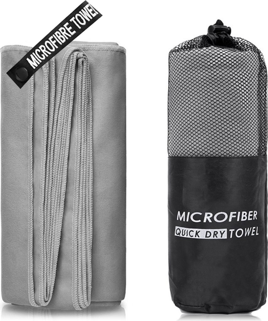 Mikrofaser-Reisehandtuecher, schnell trocknendes Handtuch fuer Camping, Strand, Fitnessstudio, Rucksackreisen