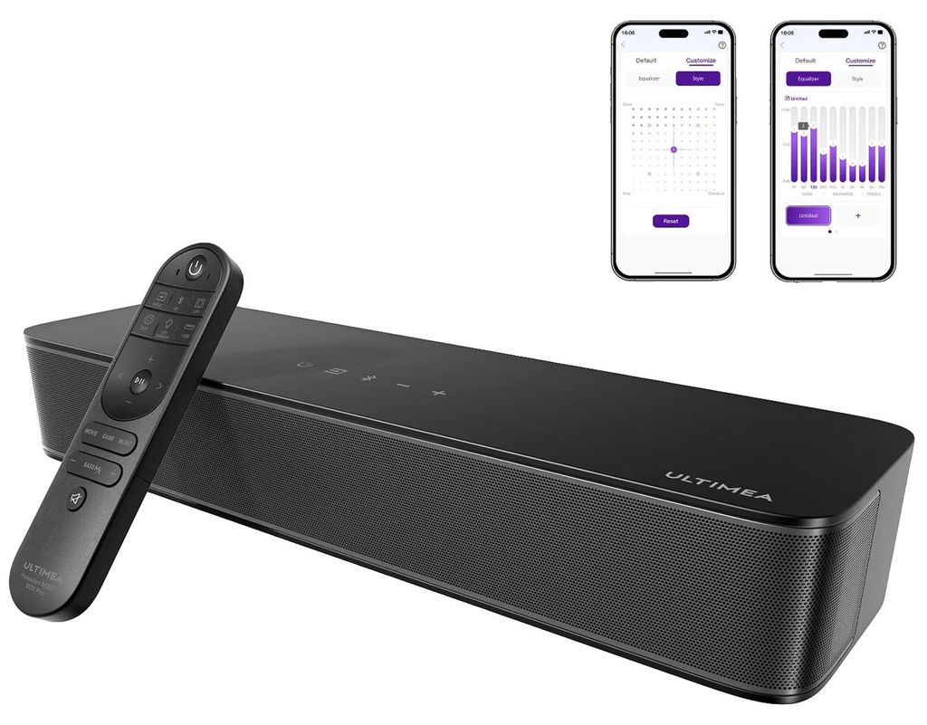 Soundbar, integrierter Subwoofer, Bluetooth-Konnektivität, Produktbild 