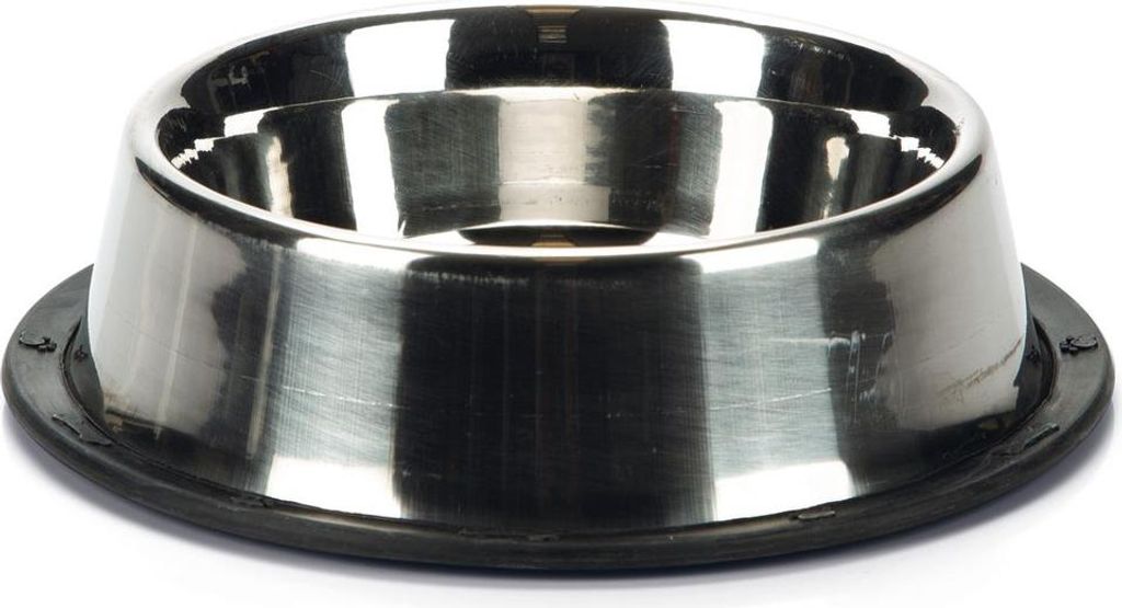 Beeztees Edelstahl - Hundenapf - rutschfest, Größe:0.70 l
