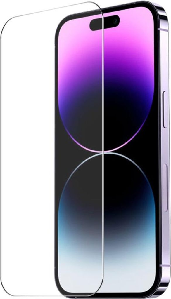 iPhone 15 Pro Max Displayschutz - 9H Panzerglas - Transparent