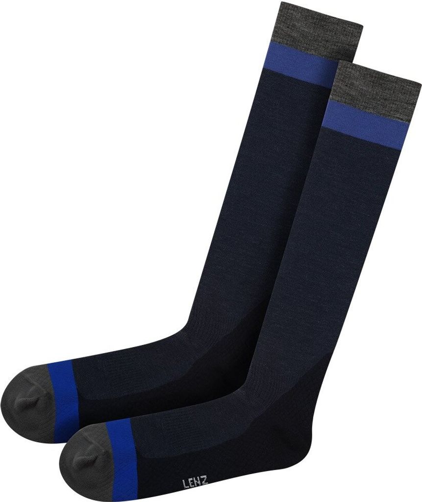 Lenz Merino Compression 1 Chaussettes longues Bleu UE 42-44 Image du produit 