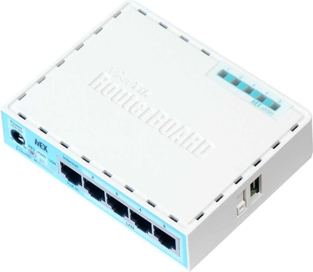 Mikrotik RB750Gr3, hEX, 256MB RAM, 880MHz, 5xGigabitLAN, L4