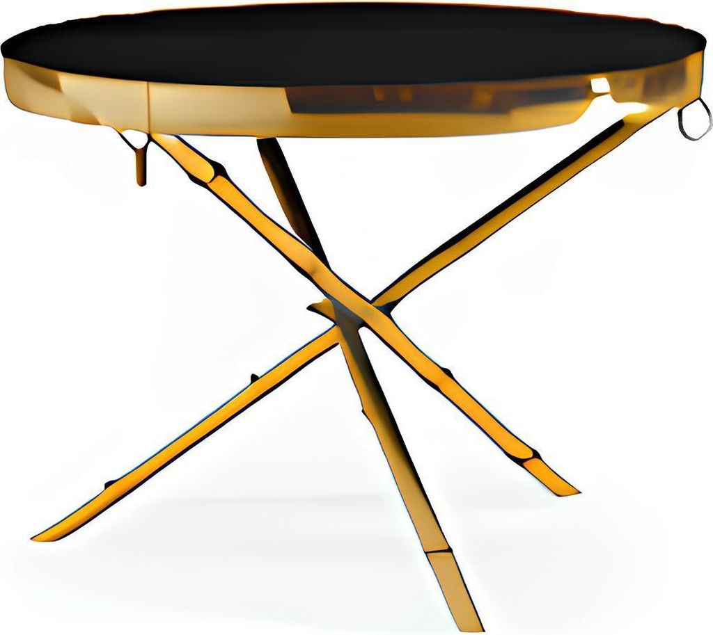 Coffee Real Wood Sofa Round Side Tables Metal Italian Furniture Designer Glass