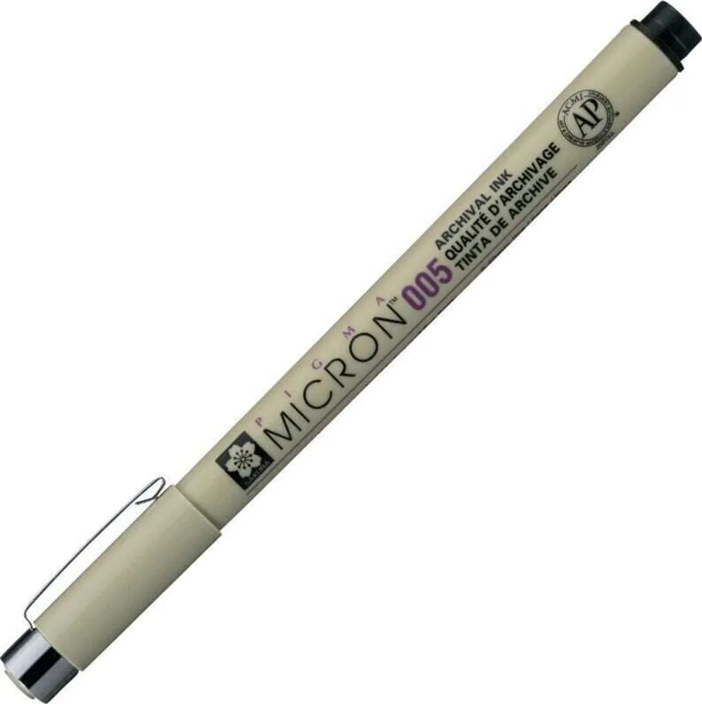 Pennarello Sakura Micron 005 Nero - Resistente all'Acqua per Sketch