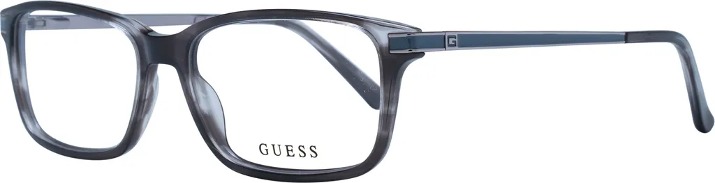 Lunettes Guess GU1986 020 55 en acétate gris, monture légère homme
