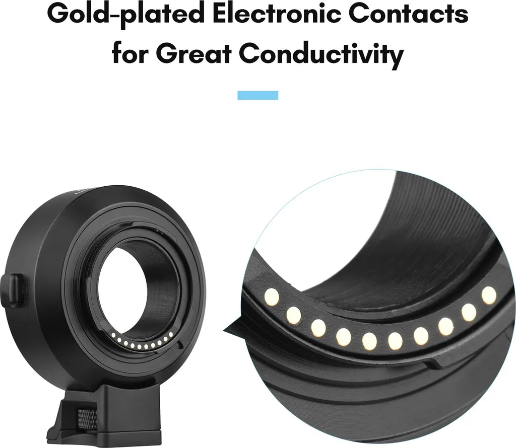 Bague EF-FX II AF en aluminium avec Autofocus pour Canon EF vers Fuji X