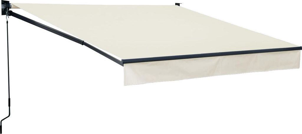 Store banne SAULE 2,95 × 2,5m - Toile beige et structure Image du produit 