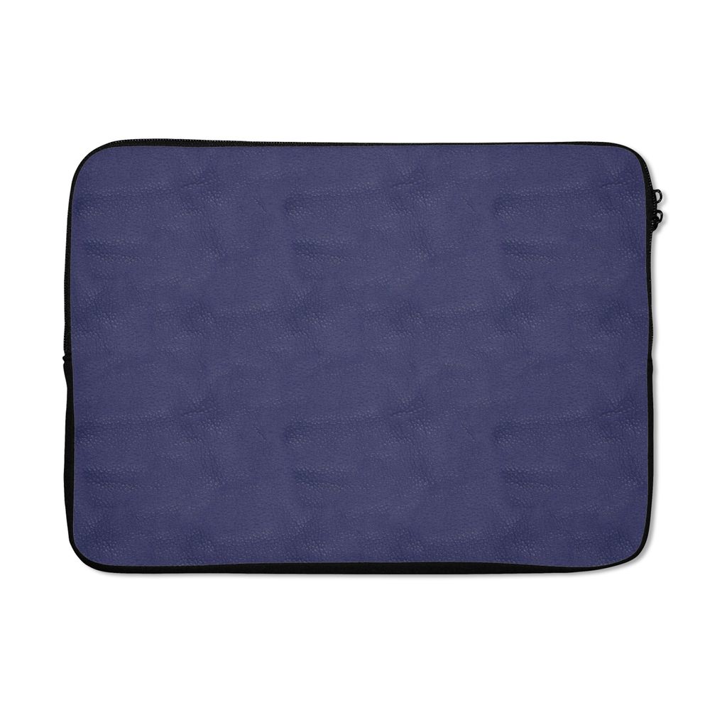 MuchoWow Laptop Hülle 13 Zoll Leder - Blau - Tiere Laptoptasche - Laptophülle - Sleeve - Rundumschutz