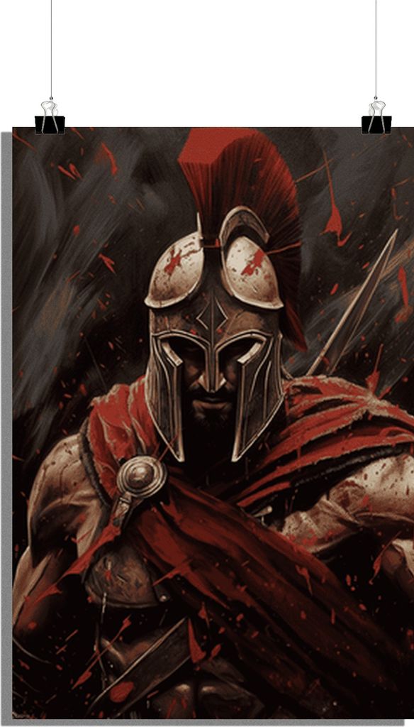Film Poster - Leonidas Poster - 300 Poster - Krieger des antiken Griechenlands Poster - 51x71cm - Perfekt zum Einrahmen