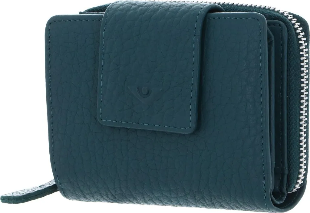 VOi Ida Wallet Hirsch Petrolio - Portafoglio Elegante in Pelle Donna
