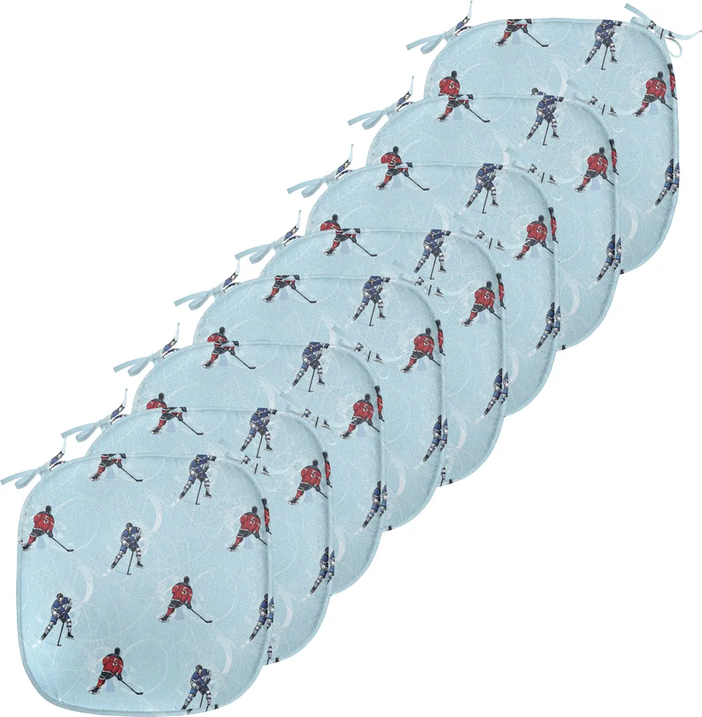 Protège-Chaises Imperméables Anti-Taches Hockey sur Glace, Lot de 8