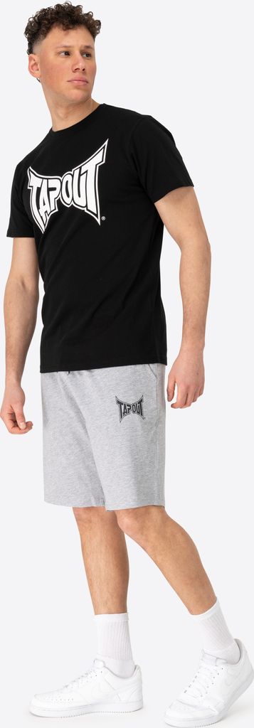 Herren T-Shirt & Shorts Set normale Passform WALKER Black/Marl Grey L Tapout