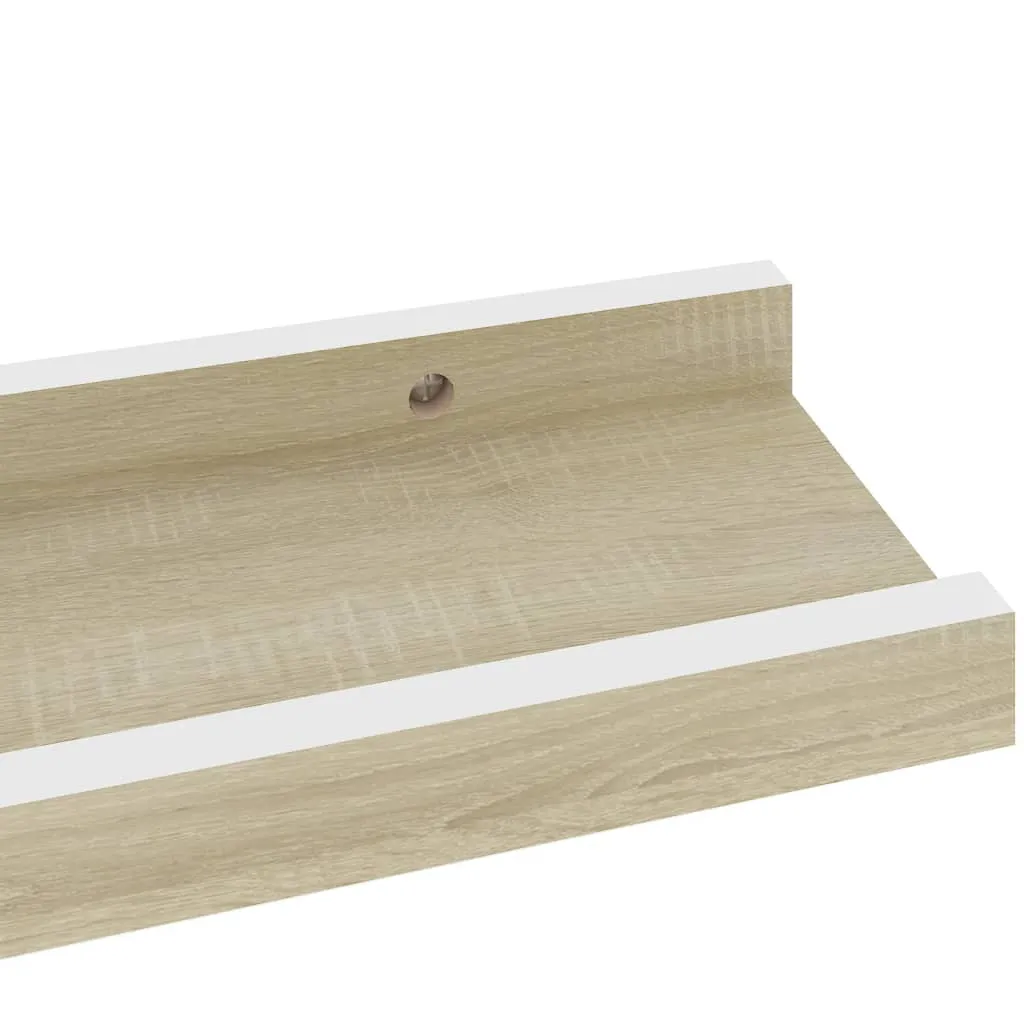 Optimisation Espace Mural : Lot de 4 Étagères 40 cm pour Petits Objets - 8