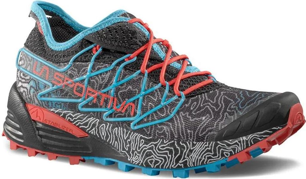 Mutant Woman, Mountain Running, Woman, Shoes, Low Cut, K00B02 Black/Malibu Blue, 38 - La Sportiva