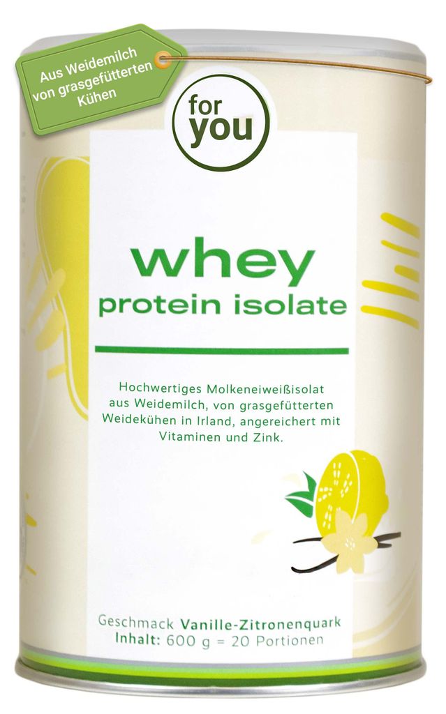 for you whey protein isolate - Vanille-Zitronenquark Produktbild 