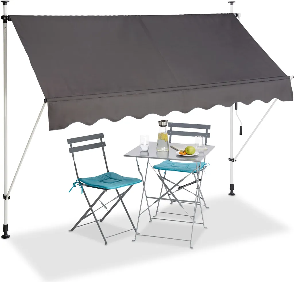 Offerta Tenda a Morsetto Relaxdays 250cm Grigio - Risparmio e Qualità