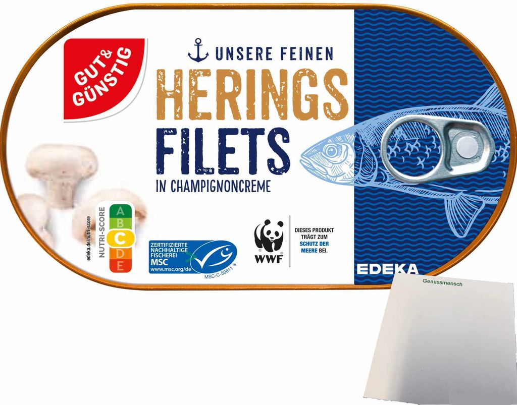 Gut & Günstig Heringsfilets in Champignoncreme mit Produktbild 