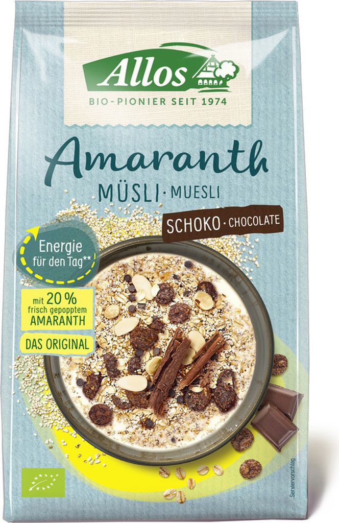 Allos Amaranth Schoko Müsli 375g Müsli Kaufland.de