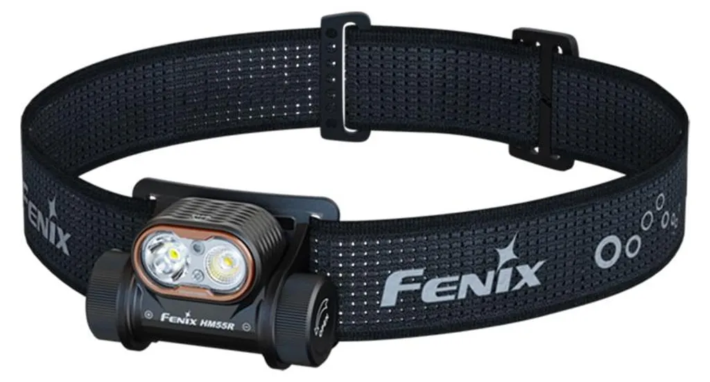 Fenix HM55R Lampe frontale 1200 lm finissez-en avec l'obscurité noire