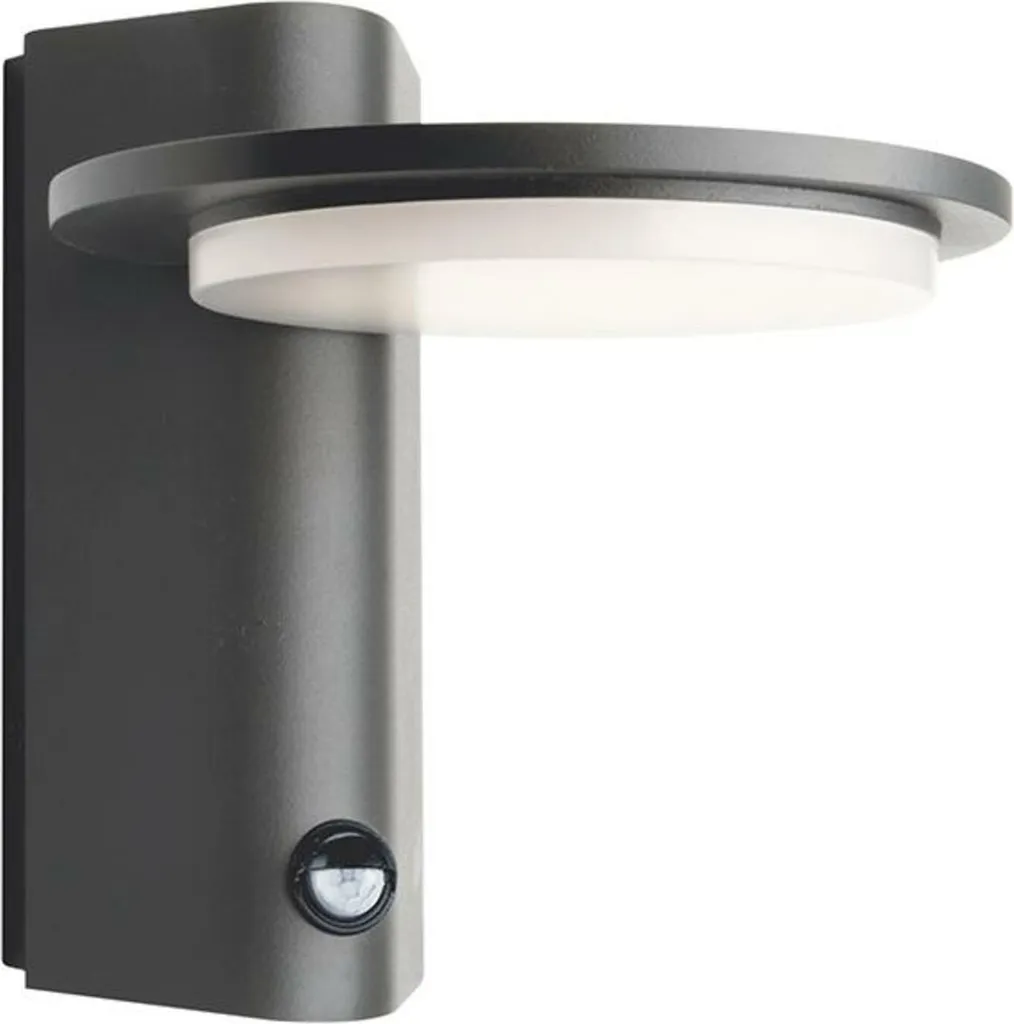 Éclairage Extérieur Automatique pour Terrasse et Jardin LED 7W Gris