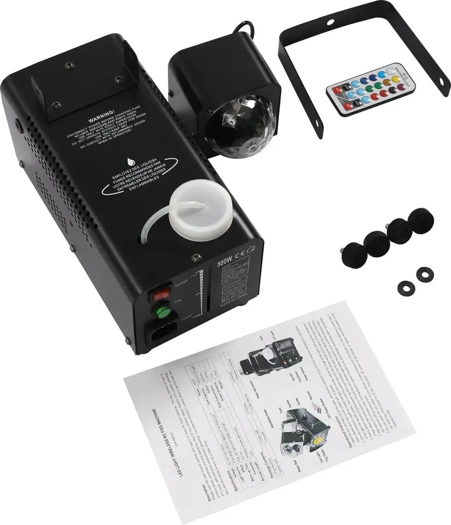 Machine à fumée 500W compacte avec télécommande et mode autonome efficace - 3