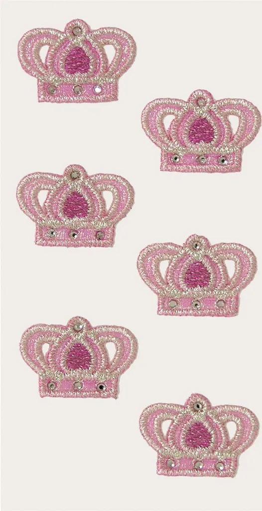 Sticker textile autocollant pour naissance Baby Girl 3 Heyda 7,5cm