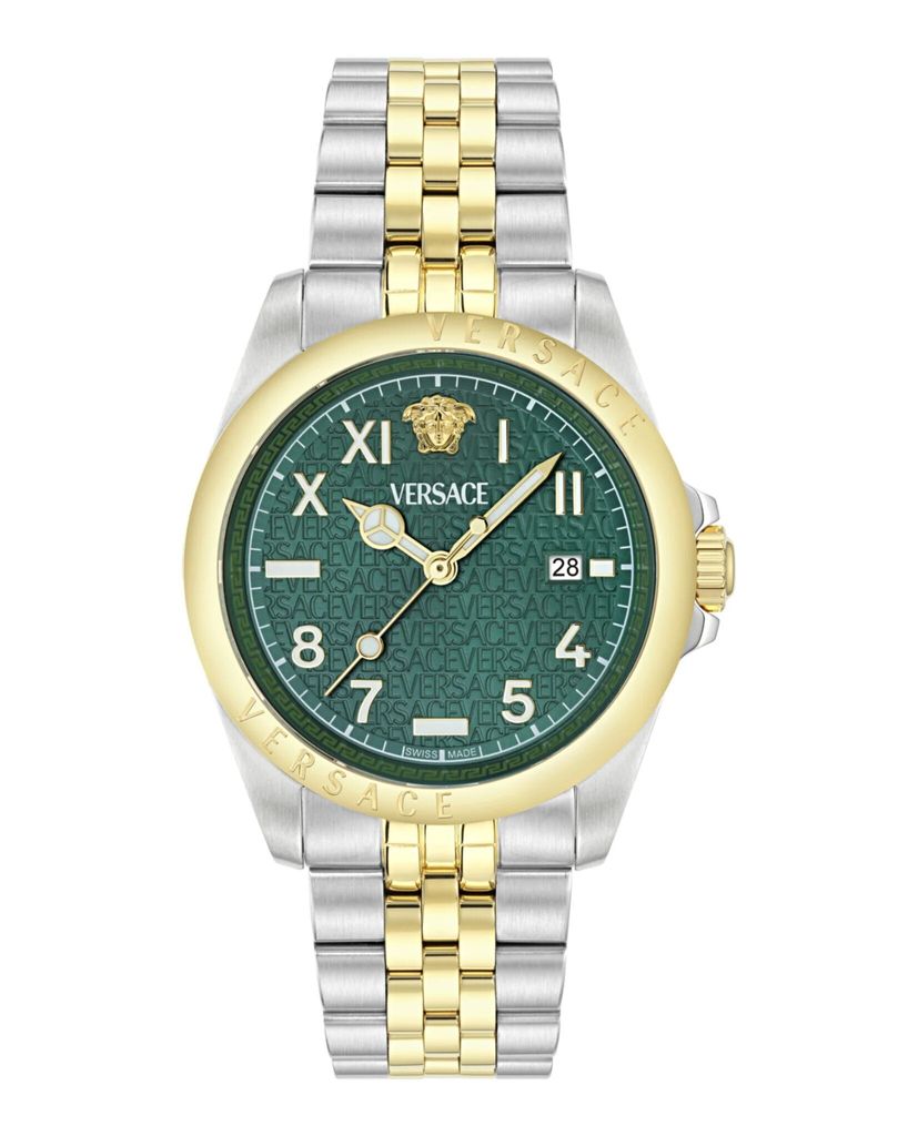Versace Uhr Herren Anteo Grün/Gold-Silber VE9H00524