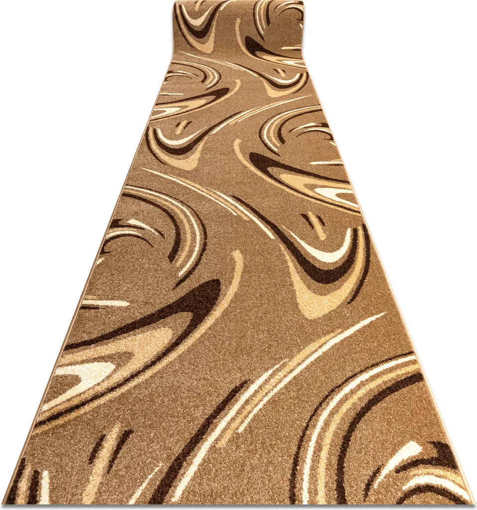 Tapis de course KARMEL FRYZ COFFEE en noyer marron de 80x200 cm