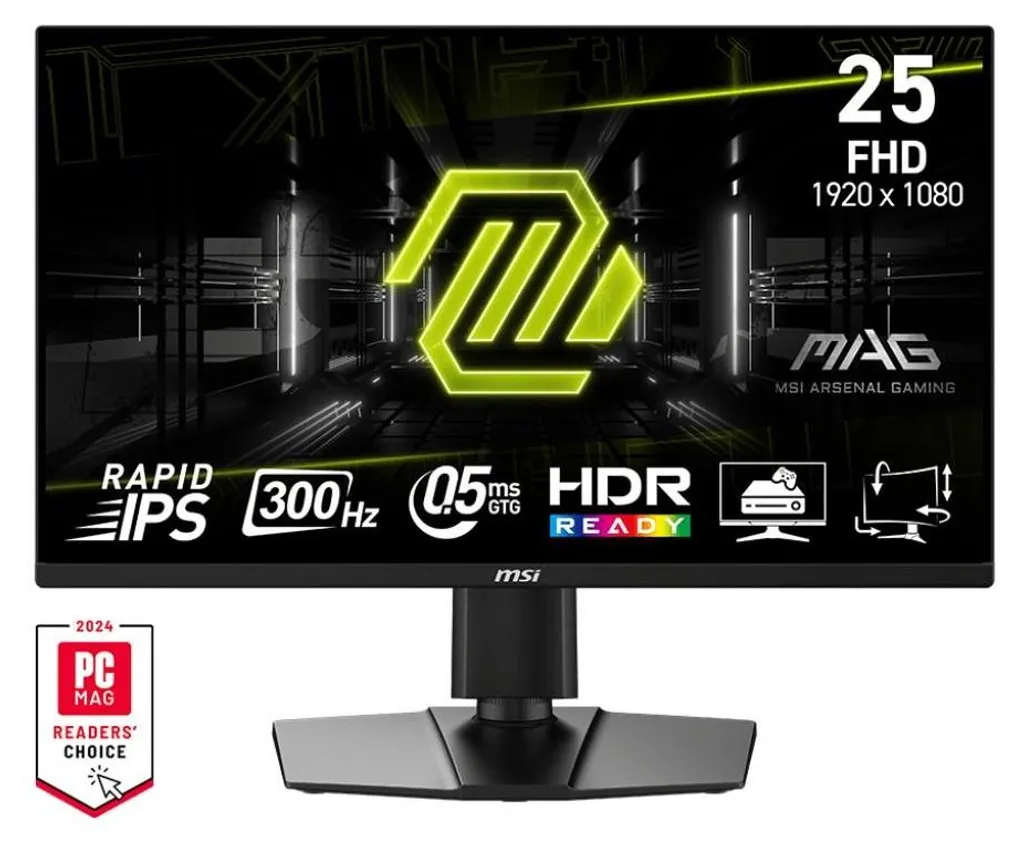 MSI MAG 255PXF - Moniteur 180Hz avec Temps de Réponse 1ms GtG et IPS