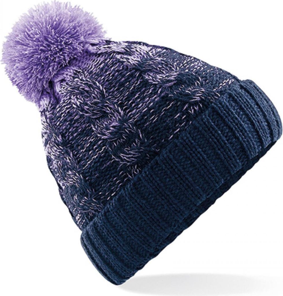 Beechfield B459 | Ombré Beanie - Farbe: Lavender/French Produktbild 