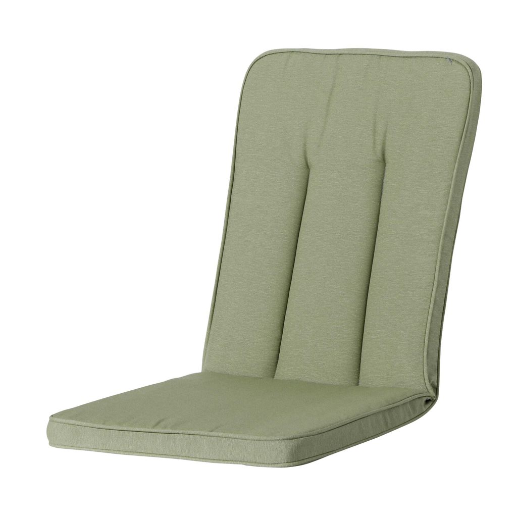 Madison Tuinstoelkussen Exelsior 110x48 cm in Panama Sage – Wasserabweisend, Kissen für Gartenmöbel, Baumwolle/Polyester