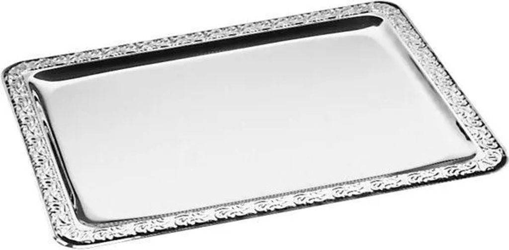 Plateau de service en acier inoxydable APS Swing 35x24 cm Image du produit 